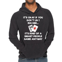 Euchre Long Sleeve Shirt Funny Euchre Card Game Smart People Vintage Hoodie | Artistshot