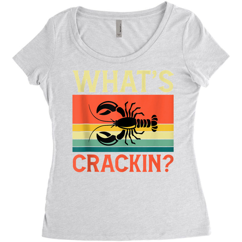 Whats Crackin Barnacle Lobster Brayfish Brill Tank Top Women's Triblend Scoop T-shirt by nyxexaelaewe7 | Artistshot