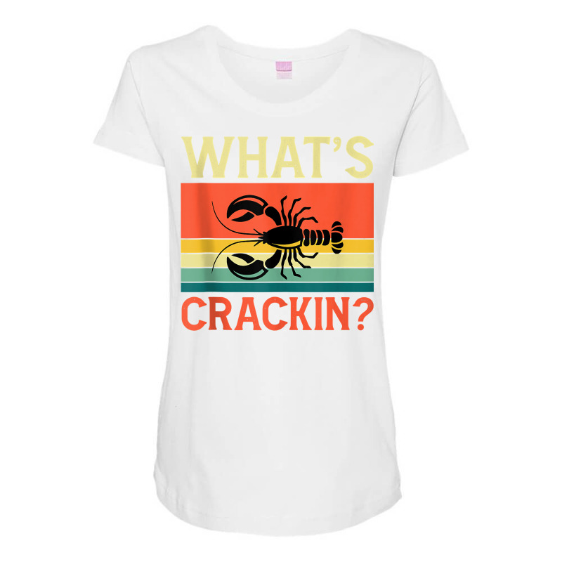 Whats Crackin Barnacle Lobster Brayfish Brill Tank Top Maternity Scoop Neck T-shirt by nyxexaelaewe7 | Artistshot