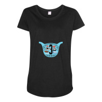 Bicycle Motocross Racing Number Plate - Old School Bmx Maternity Scoop Neck T-shirt | Artistshot