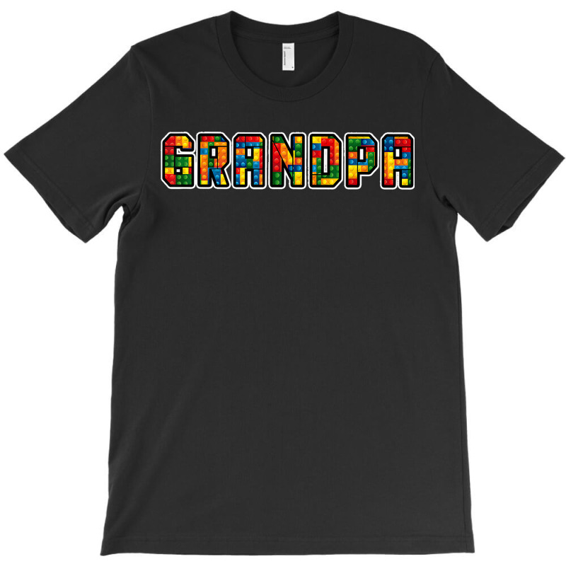 Brick Builder Funny Blocks Master Builder Grandpa T Shirt T-shirt | Artistshot