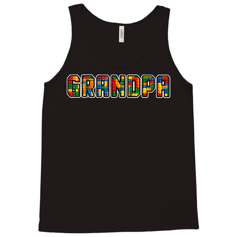 Brick Builder Funny Blocks Master Builder Grandpa T Shirt Tank Top | Artistshot