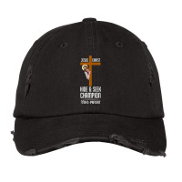 Funny Jesus Christ Hide & Seek Champion Atheism Vintage Cap | Artistshot