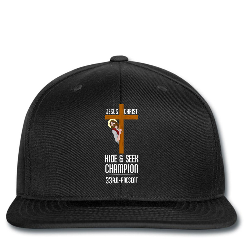 Funny Jesus Christ Hide & Seek Champion Atheism Printed hat by MichiKametani | Artistshot