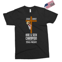 Funny Jesus Christ Hide & Seek Champion Atheism Exclusive T-shirt | Artistshot