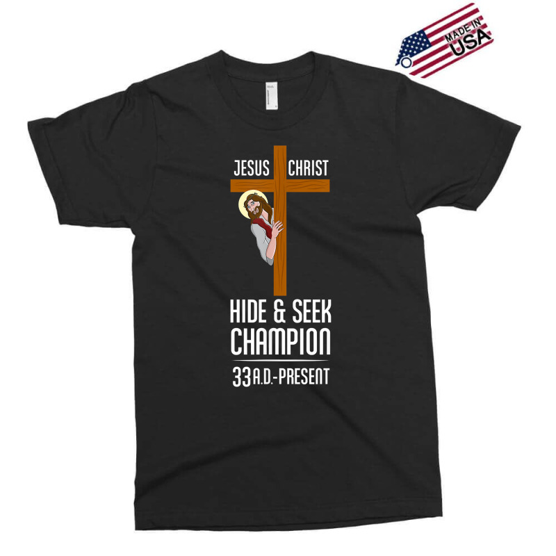 Funny Jesus Christ Hide & Seek Champion Atheism Exclusive T-shirt by MichiKametani | Artistshot