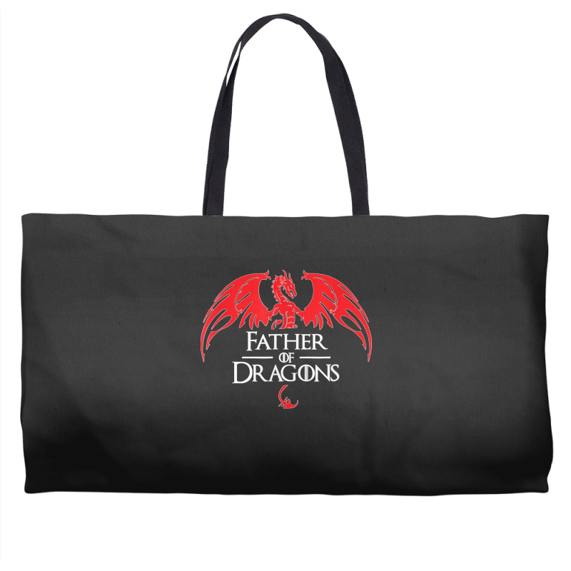 Father Of Dragons Funny Father's Day & Dad Gift Weekender Totes | Artistshot