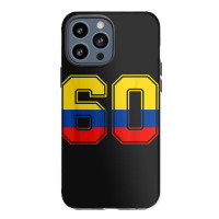 60th Birthday Colombian 60 Years Old Number 60 Colombia Flag Iphone 13 Pro Max Case | Artistshot