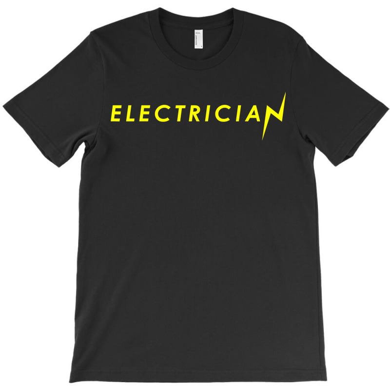 Electrician Flash Thunderbolt Funny Superhero Electricians T-shirt | Artistshot