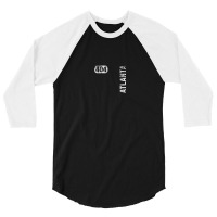 Atlanta Georgia 404 Area Code Vintage Retro 3/4 Sleeve Shirt | Artistshot