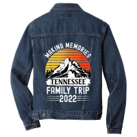 Tennessee Family Vacation 2022 Mountains Camping Family Trip Men Denim Jacket | Artistshot