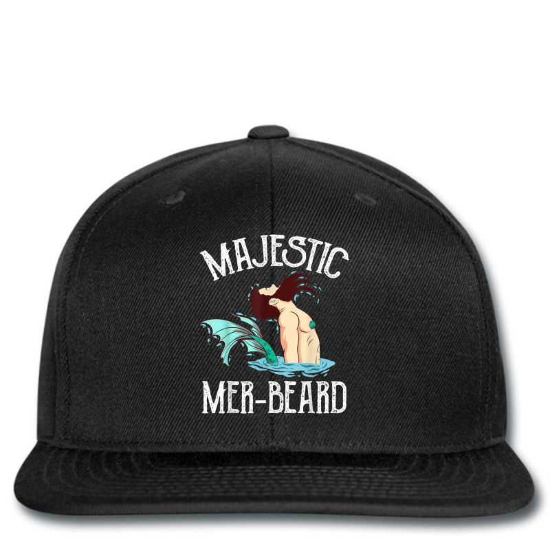 Majestic Mer-beard Funny Merman Manly Merman Printed Hat | Artistshot