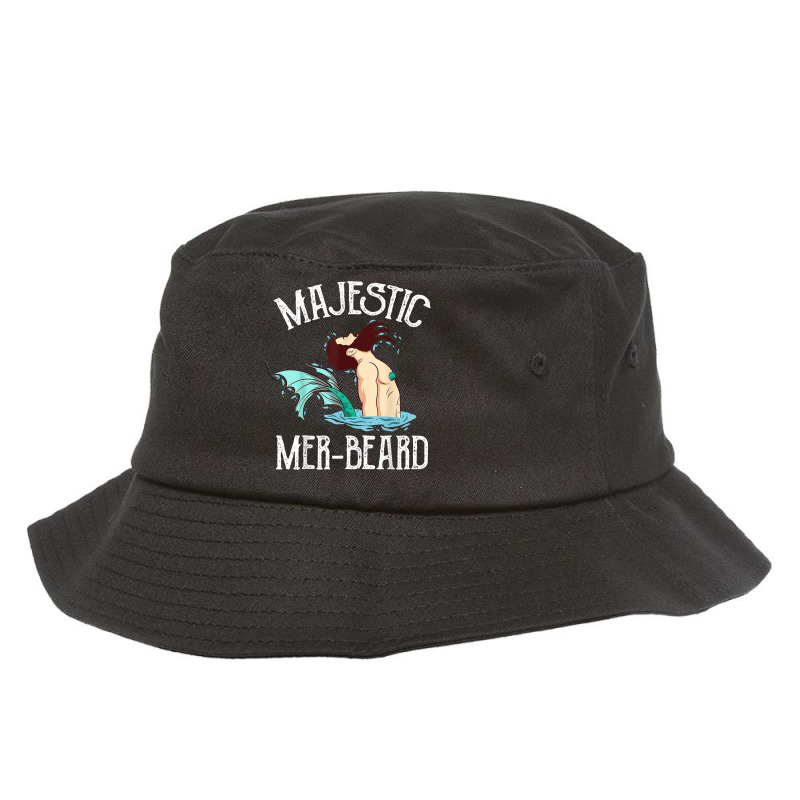 Majestic Mer-beard Funny Merman Manly Merman Bucket Hat | Artistshot