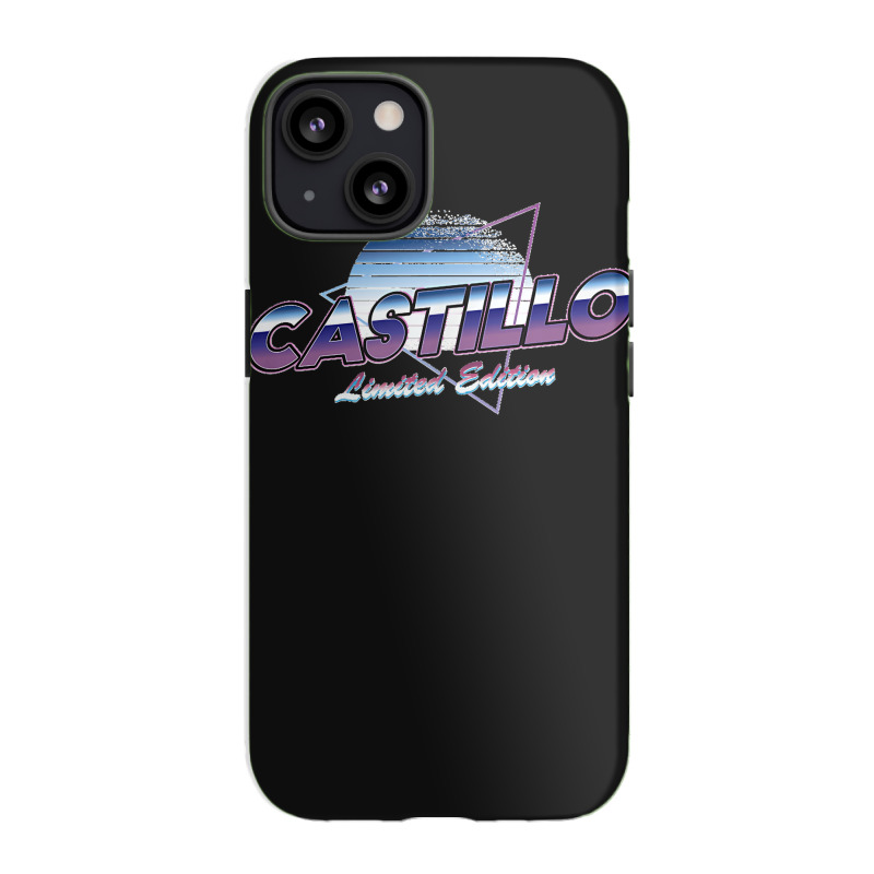 Castillo Name Shirt Aesthetic Vaporwave 80s 90s Surname T Shirt Iphone 13 Case | Artistshot