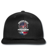 American Raised With Panamanian Roots Panama Panama Flag Printed Hat | Artistshot