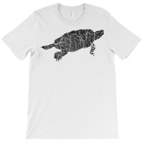 Snapping Turtle Distressed Print   Vintage Snapping Turtle T Shirt T-shirt | Artistshot