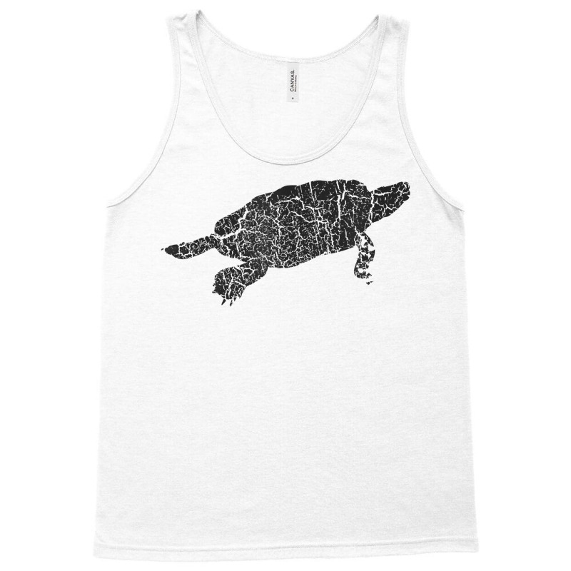 Snapping Turtle Distressed Print   Vintage Snapping Turtle T Shirt Tank Top | Artistshot