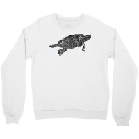 Snapping Turtle Distressed Print   Vintage Snapping Turtle T Shirt Crewneck Sweatshirt | Artistshot