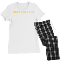 Supermarket Logic T Shirt  Fitted T Shirt Women's Pajamas Set | Artistshot