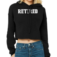 Chief Warrant Officer 3 Retired Premium T Shirt Cropped Hoodie | Artistshot