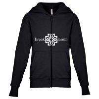 Black Background Youth Zipper Hoodie | Artistshot