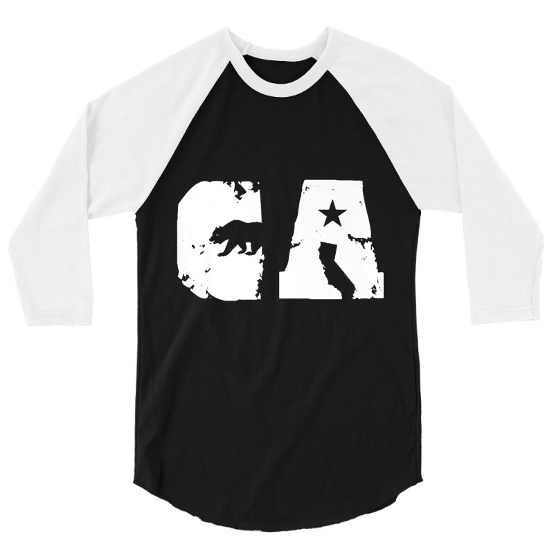 Premium Vintage California Republic Tshirt Cali Life Love La 3/4 Sleeve Shirt by cm-arts | Artistshot