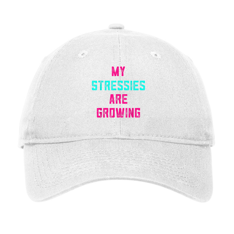 My Stressies Are Growing Funny Overworked Stressed Out Shirt Adjustable Cap by cm-arts | Artistshot