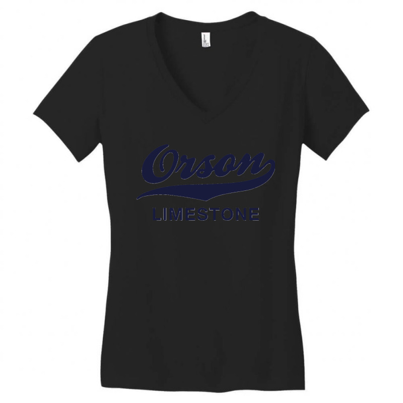 Orson Limestone (solid Colour) Baseball ¾ Women's V-Neck T-Shirt by cm-arts | Artistshot