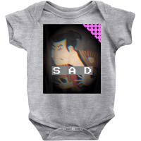 Vaporwave Sad Kabuki Actor Otani Oniji Iii Nishiki E Art Tee Baby Bodysuit | Artistshot