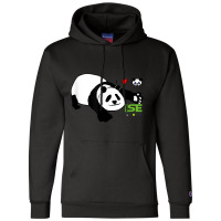 Hug A Panda T With Augmented Reality Pairing Champion Hoodie | Artistshot