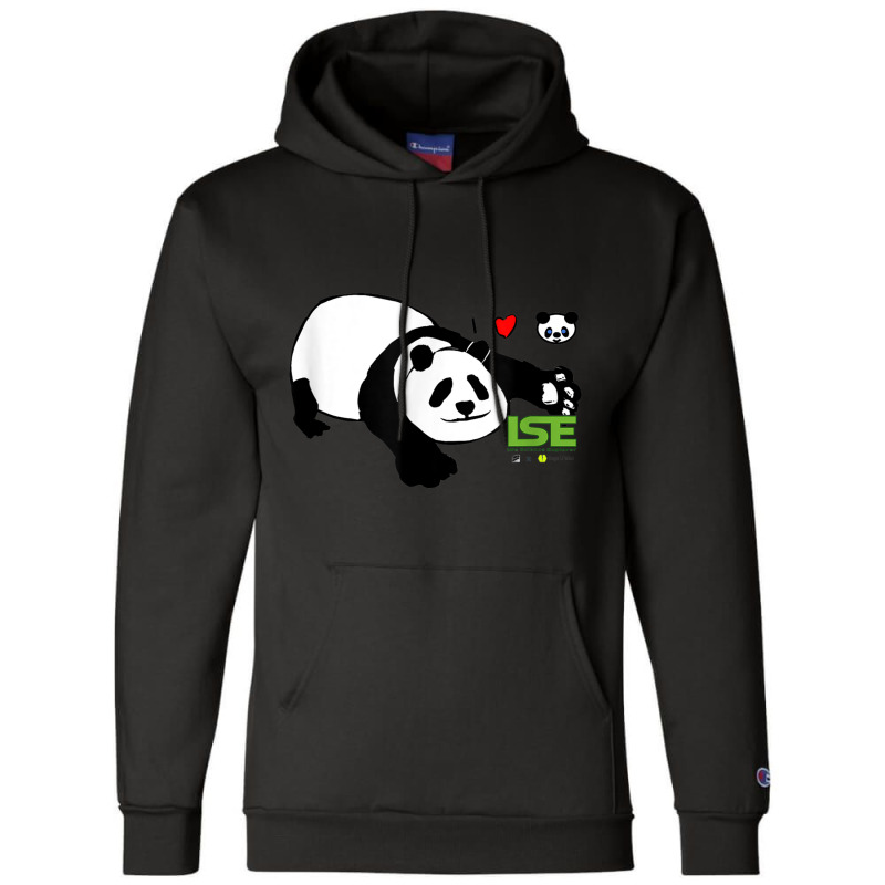 Hug A Panda T With Augmented Reality Pairing Champion Hoodie by cm-arts | Artistshot