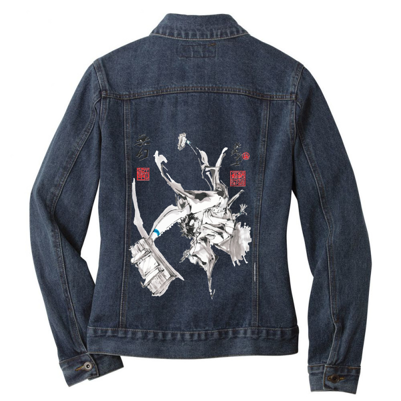 Samurai Champloo Mugen Classic Ladies Denim Jacket by cm-arts | Artistshot