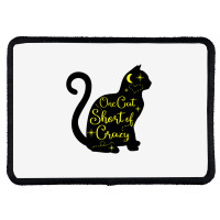 One Cat Short Of Crazy Rectangle Patch | Artistshot