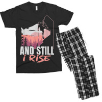 And I Still Rise Rock Climber Boulderer Bouldering Men's T-shirt Pajama Set | Artistshot