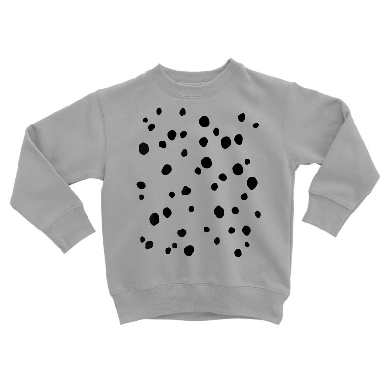 Dalmatian Dog Funny Halloween Costume Diy Pet Owner Toddler Sweatshirt by Tisha Brown | Artistshot