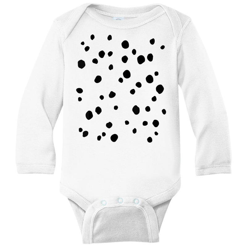 Dalmatian Dog Funny Halloween Costume Diy Pet Owner Long Sleeve Baby Bodysuit by Tisha Brown | Artistshot