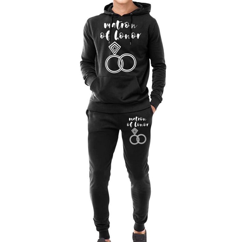 Matron Of Honor Wedding Rings T Shirt Hoodie & Jogger set by cm-arts | Artistshot