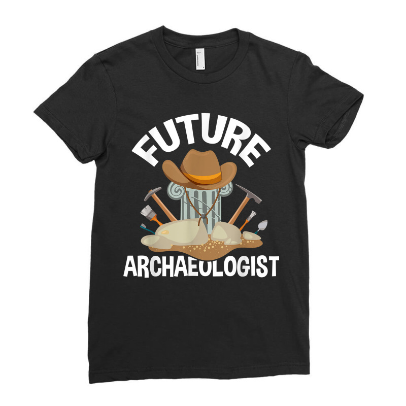 Future Archaeologist - Archaeology Archeologist Archeology Ladies Fitted T-Shirt by MichiKametani | Artistshot