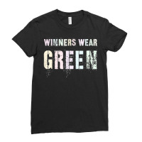 Vintage Winners Wear Green Summer Camp Team Color War Game T Shirt Ladies Fitted T-shirt | Artistshot