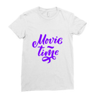 Movie Time, Movie Time Ladies Fitted T-shirt | Artistshot