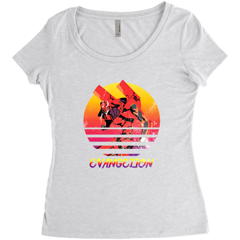 Neon Genesis Evangelion Women's Triblend Scoop T-shirt by autlu2024 | Artistshot