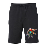 Tarantula Colorful Spider Antilles Pinktoes Fleece Short | Artistshot