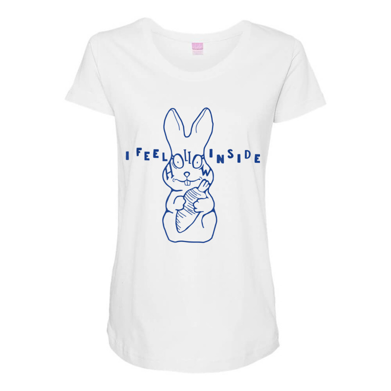 I Feel Hollow Inside   Quirky Nihilist Easter Candy Apparel Maternity Scoop Neck T-shirt by cm-arts | Artistshot