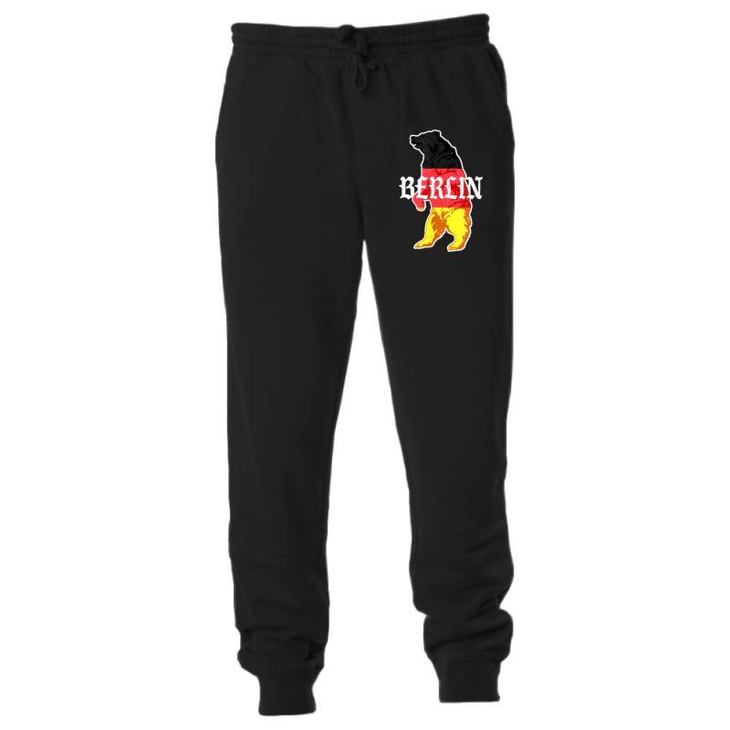 Berlin Bear Painted In The German Flag Vintage Typography Unisex Jogger | Artistshot