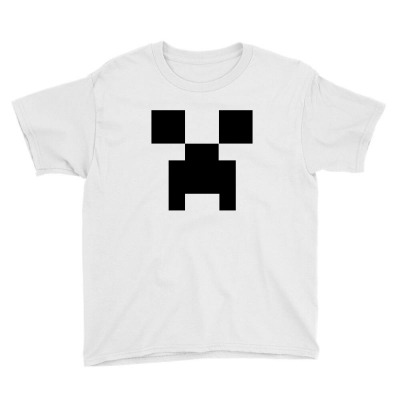 Minecraft Creeper For Green Youth Tee Designed By Ofutlu
