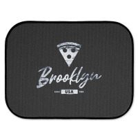 Brooklyn, New York Pizza, The Brooklyn, Brooklyn Art, Brooklyn Vintage Rear Car Mat | Artistshot