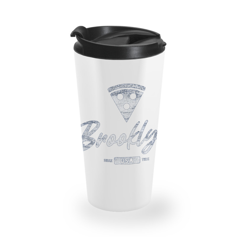 Brooklyn, New York Pizza, The Brooklyn, Brooklyn Art, Brooklyn Vintage Travel Mug | Artistshot