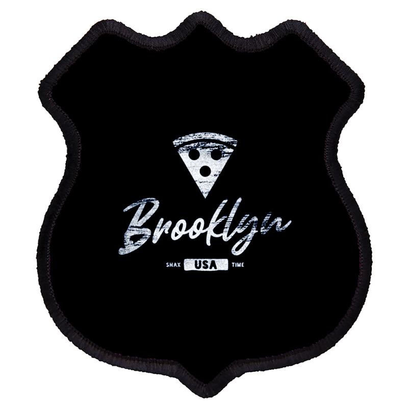 Brooklyn, New York Pizza, The Brooklyn, Brooklyn Art, Brooklyn Vintage Shield Patch | Artistshot