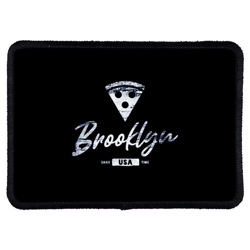 Brooklyn, New York Pizza, The Brooklyn, Brooklyn Art, Brooklyn Vintage Rectangle Patch | Artistshot