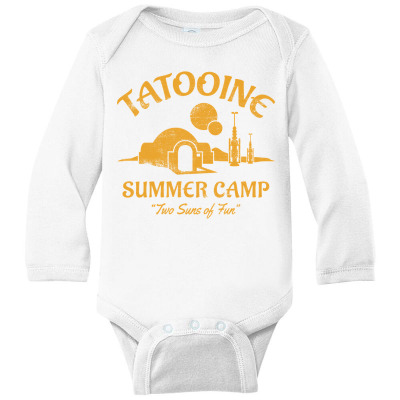 Two Suns Of Fun, Two Suns Of Fun Vinatge, Two Suns Of Fun Art, Two Sun Long Sleeve Baby Bodysuit Designed By Shopuythr